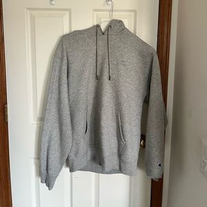 Grey Champion Hoodie, Size Medium